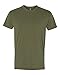 Next Level Men's Sueded Crew L MILITARY GREEN