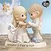 Personalized Precious Moments Dancing Wedding Couple Figurine