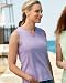 LA T Sportswear Women's V-Neck Sleeveless T-Shirt (3584)