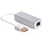 Ugreen USB2.0 高速イーサネット変換アダプタ 10/100Mbpsイーサネットネットワーク対応 Windows8/7/ビスタ/XP Mac OS X 10.4とそれ以上のシステム Linux kernel 3.x/2.6.x Wii Wii U 対応 ホワイトシルバー