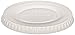 Dixie PL2 Plastic Lid Fits 1.5 oz. and 2.5 oz. Dixie Plastic Souffle Cups, Translucent (24 Sleeves of 100)