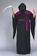 Red with Black Two Tone Halloween Horror Robe for Men - Weapon not incl (Shown in Black with Purple)