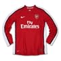 Nike Arsenal Home Long Sleeve Jersey 08/09 Extra Large