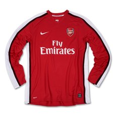Nike Arsenal Home Long Sleeve Jersey 08/09 Extra Large Nike Arsenal Home Long Sleeve Jersey 08/09 Extra Large