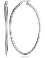18k Gold 2mm 1.75" Click-Top Round Hoop Earrings
