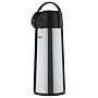 Thermos Lever Action Pump Pot Glass Liner/Steel Finish 2.5L