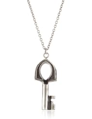 Pyrrha "talisman" Sterling Silver Barrel Key Necklace