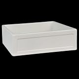 30 Stanton Single Bowl Fireclay Farmhouse Sink with American Butler Apron Front - Bisque