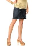 Motherhood Maternity: Indigo Blue Secret Fit Belly(tm) Knee Length Straight Fit Maternity Skirt