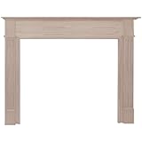 Pearl Mantels 110-50 Williamsburg Unfinished Fireplace Mantel, Interior Opening 50-Inch Wide by 42-Inch High