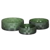 Halstead Hand-cut Glass Pet Dish - M: 7-3/4" dia. x 2-1/2"H - Frontgate