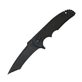 Kershaw Tanto Groove Knife with 3-D Machined Grooves on Blade