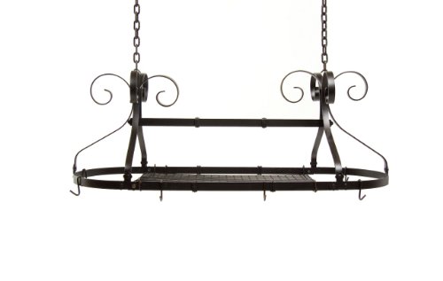 Ornamental Expandable Oval Pot Rack