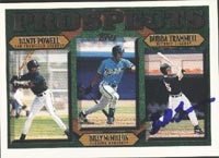 Bubba Trammell, Detroit Tigers, 1996 Topps Prospects Autographed Card