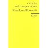 Gedichte und Interpretationen: Band 3. Klassik und Romantik