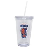 Charlotte Bobcats Double Wall Tumbler with Straw