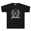 THROWDOWN - Wreath - Black T-shirt