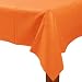Orange 54in x 108in Plastic Tablecover