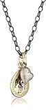 Erica Molinari "Renaissance" 14k Egert with Cross and Sterling Silver Baby Heart Necklace Erica Molinari "Renaissance" 14k Egert with Cross and Sterling Silver Baby Heart Necklace