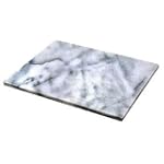 White Marble Pastry and Cutting Board 9 x 11 Inch