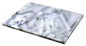 White Marble Pastry and Cutting Board 9 x 11 Inch