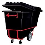 RUBBERMAID Sanitary Tilt Trucks - Black