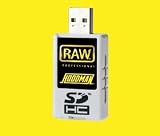 Hoodman Raw RAW SDHCUSB Card Reader Raw SDHC USB Card Reader