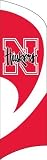 NCAA Nebraska Cornhuskers Tall Team Flag W/Pole.