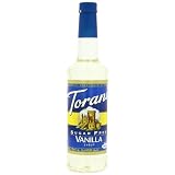 Torani Sugar-Free Syrup, Vanilla, 25.4-Ounce PET Bottles (Pack of 3) ~ Torani