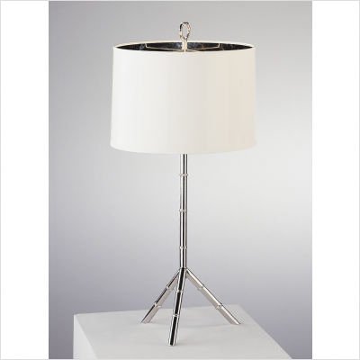 Jonathan Adler Meurice Table Lamp in Polished Nickel