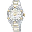 Seiko #SXDA20 Women's Two Tone Velatura Diamond Accented Watch