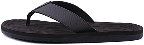 Men's Casual Flip Flop Brown PU Upper Soft EVA Insloe 11 M US