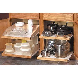 Slide-A-Shelf - Oak - Kitchen Pantry, One Shelf (Oak) (4 H x 23.75 W x 21.5 D) by Stacks and Stacks