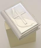 Sterling Silver Christening Bible