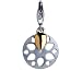 Lotus Sterling Silver Diamond Charm By Hot Diamonds
