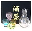 Japanese Sake Set with 4 glass cup