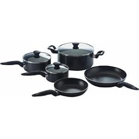 Buy Mirro Get A Grip 10-Piece Nonstick Cookware Set, Black