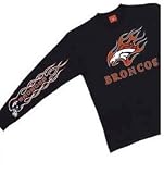 Denver Broncos Adult Long Sleeve Burner T-Shirt