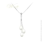 WILLOW PEARLES: *TAHITIAN WHITE TRIPLET NECKLACE*