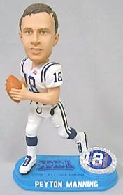 Buy Peyton Manning Indianapolis Colts Legacy Super Bowl Champion Bobble Head Doll from Forever Collecti by Forever Collectibles