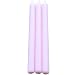 3x Baby Pink Dinner Candles