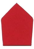 Durable Hand Woven 100% Cotton Solid Scarlet Red Napkins 22x22 Inches Set of Six
