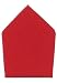 Durable Hand Woven 100% Cotton Solid Scarlet Red Napkins 22x22 Inches Set of Six