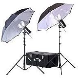 Smith Victor FL240X 2 Light Strobe Kit with 2 300i Monolights with Modeling Lamps
