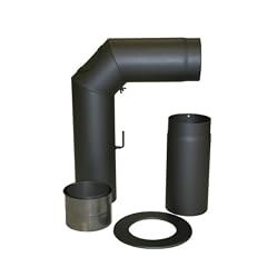 Kamino-Flam 331872 Winkelrohr-Set Senotherm 150 mm mit Verl�, gussgrau