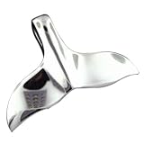 Sterling Silver Plain Whale Tail Pendant--Hawaiian Silver Jewelry