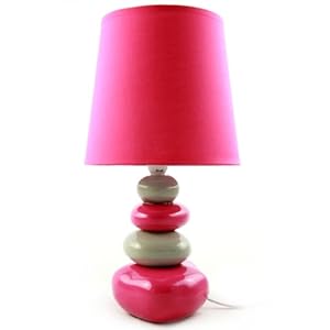 pink bedside table lamp