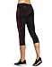 EASTON PRO Softball Pant, Women's, Medium, Black/Red