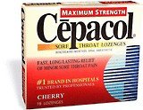 CEPACOL LOZ CHERRY MAX ST Size: 18