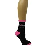 Knextion提供 Apparel & Shoes Online Shop Ranking 5. Pink Ribbon Breast Cancer Awareness Relay for Life Crew Socks Great for Fundraising Walk Survivor (Style 12)